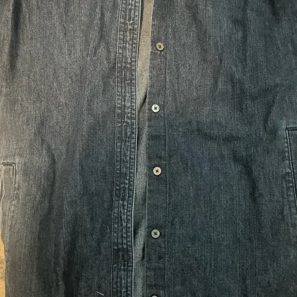 Talbots Button Down Denim Midi Shirt Dress Classic Casual - Picture 5 of 6